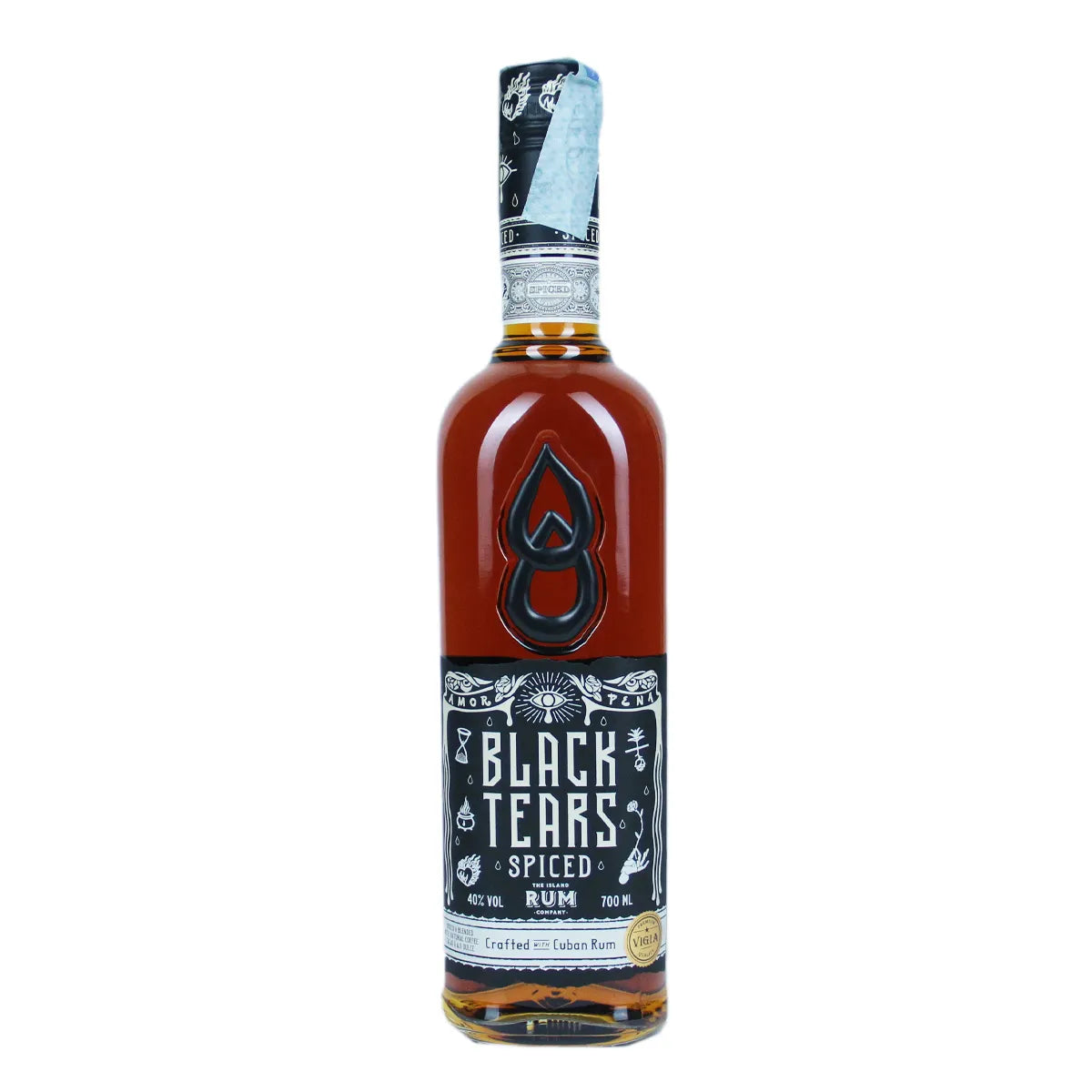 Rum Black Tears Dry Spiced 70cl