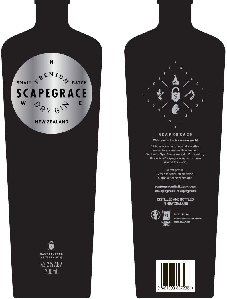 Gin Dry 'Black' Scapegrace (0,7l)