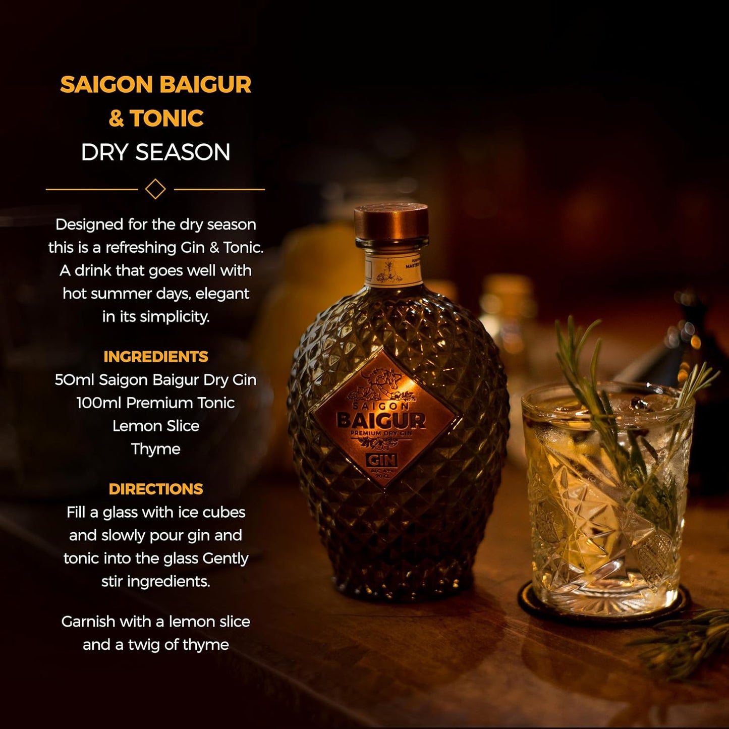 Gin Saigon Baigur (0,7)