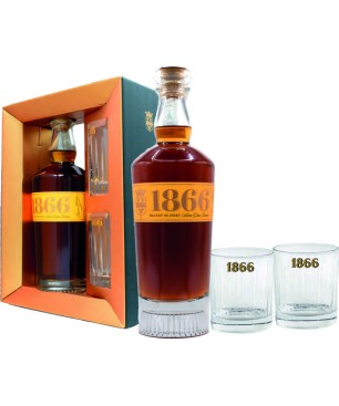 BRANDY 1866 GRAN RESERVA 70 cl 40% + 2 BICCHIERI