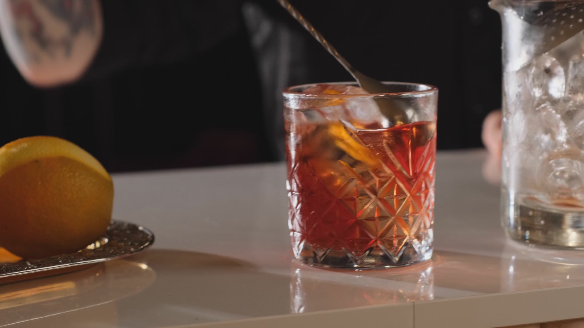 Cocktail preparato al banco